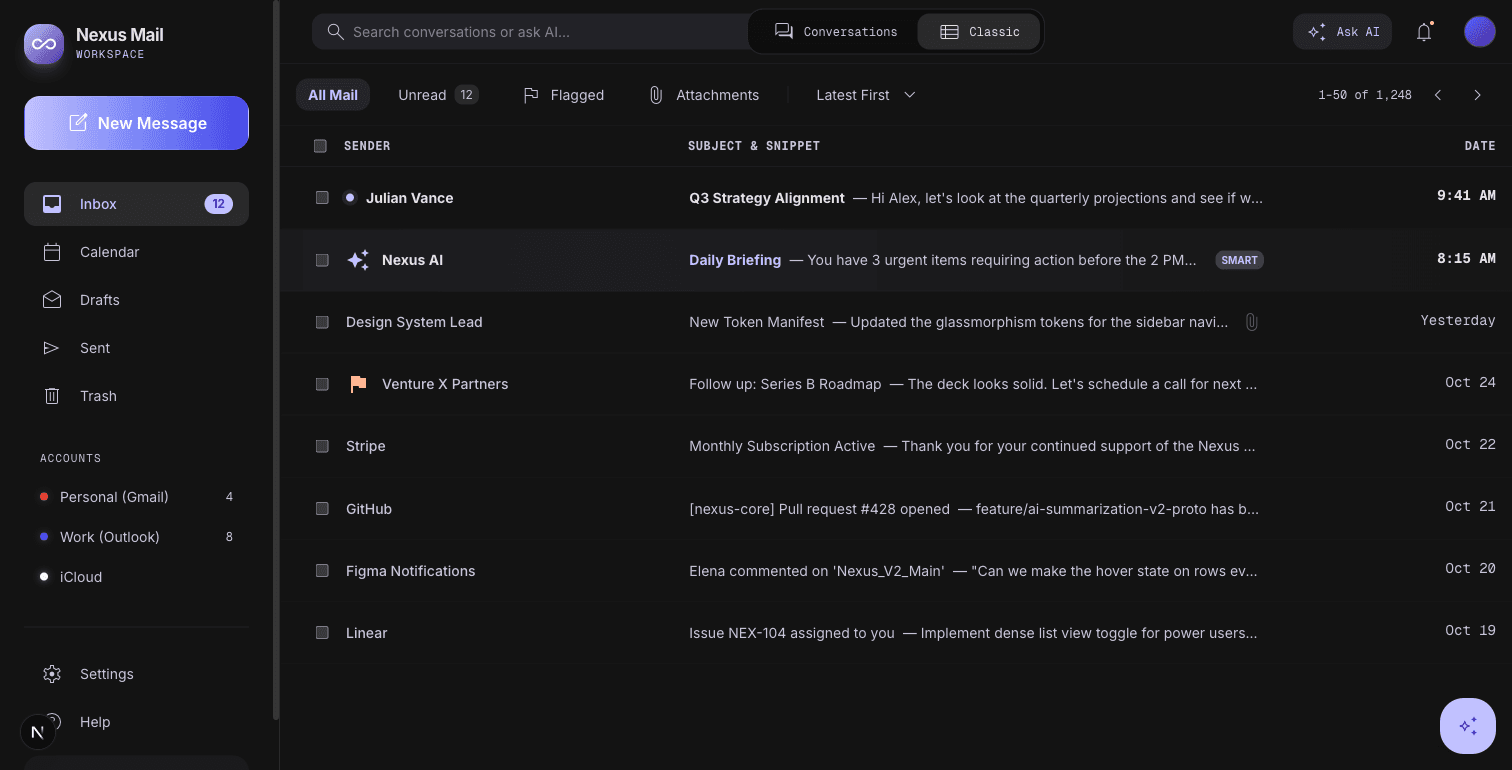 Kross unified inbox